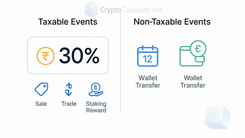 Taxable vs Non-Taxable Events Visual